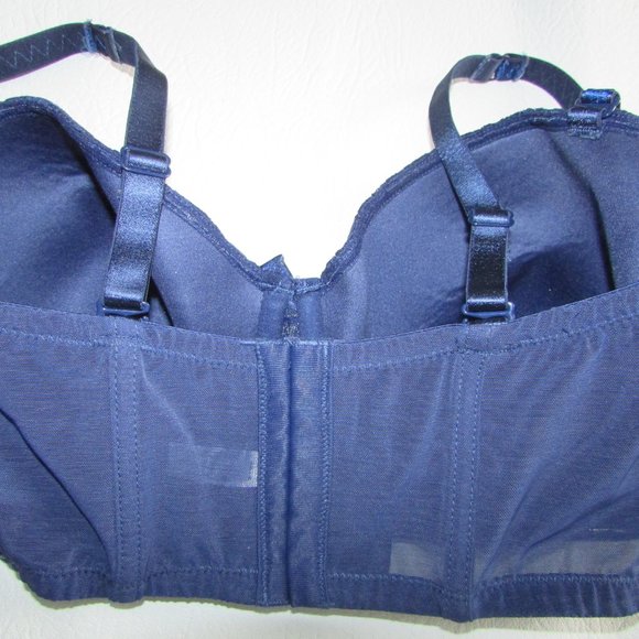 ADORE ME Blue Lace Bra - 40D - Picture 5 of 6